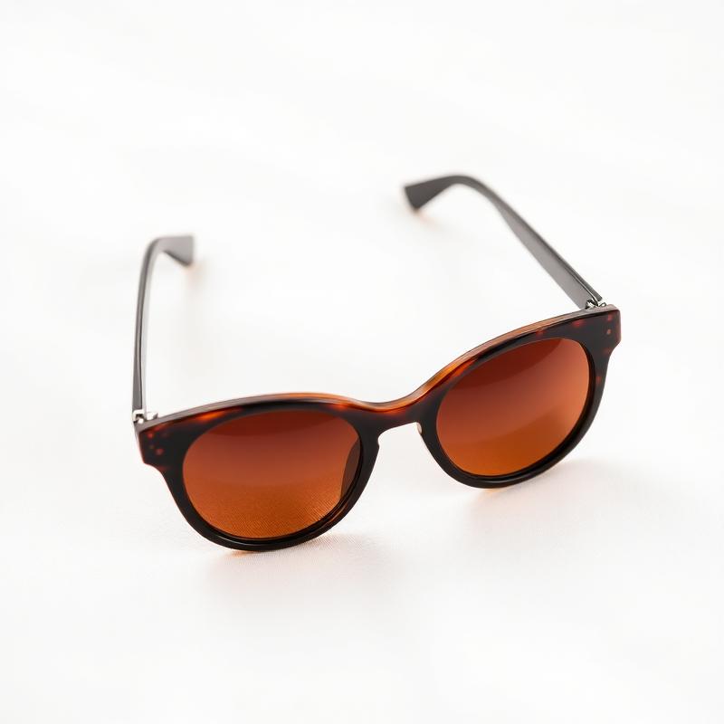 Óculos de sol com lentes degradê marrom